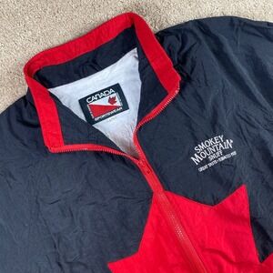 Vintage Canada Sportswear Jacket Women's Large Smokey Mountain Snuff Full Zip